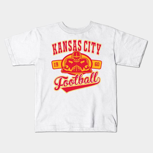 kansas city chiefs Kids T-Shirt by BINSU